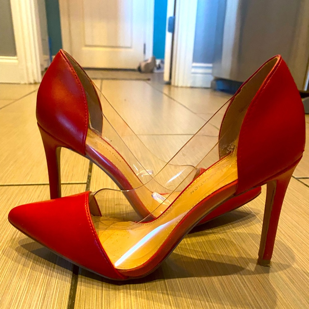 High heel shoes